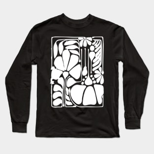 Abstract Botanical Long Sleeve T-Shirt